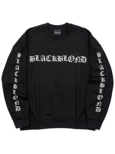 Crushed Faith Sweatshirt Black - BLACKBLOND - BALAAN 1