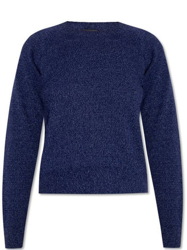 Women's Wool Sweater Knit Top Navy - A.P.C. - BALAAN 1