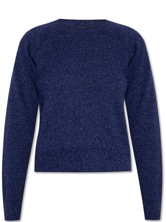 Women's Wool Sweater Knit Top Navy - A.P.C. - BALAAN.