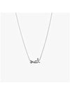 Sparkling Handwritten Love Collier Necklace Silver - PANDORA - BALAAN 5