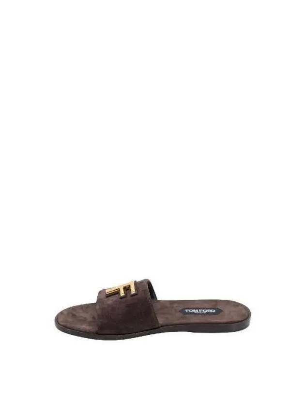 Suede Sandals Brown - TOM FORD - BALAAN 3