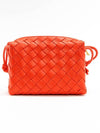 Intrecciato Loop Small Leather Cross Bag Sunburst - BOTTEGA VENETA - BALAAN 5