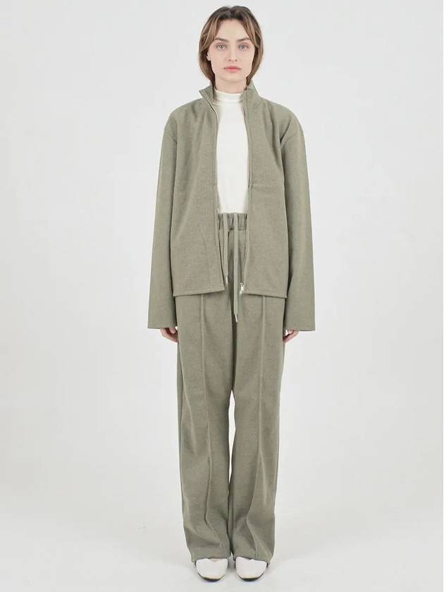 Ribbed Knit String Pants Khaki - CHANCE'S NOI - BALAAN 4