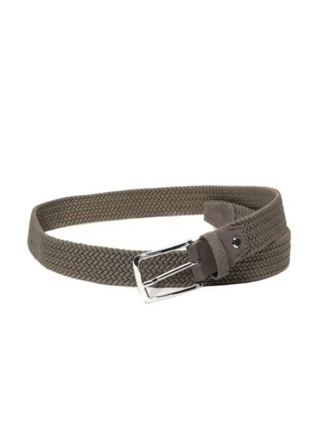 Ben Braided Elastic Belt Khaki - J.LINDEBERG - BALAAN 1