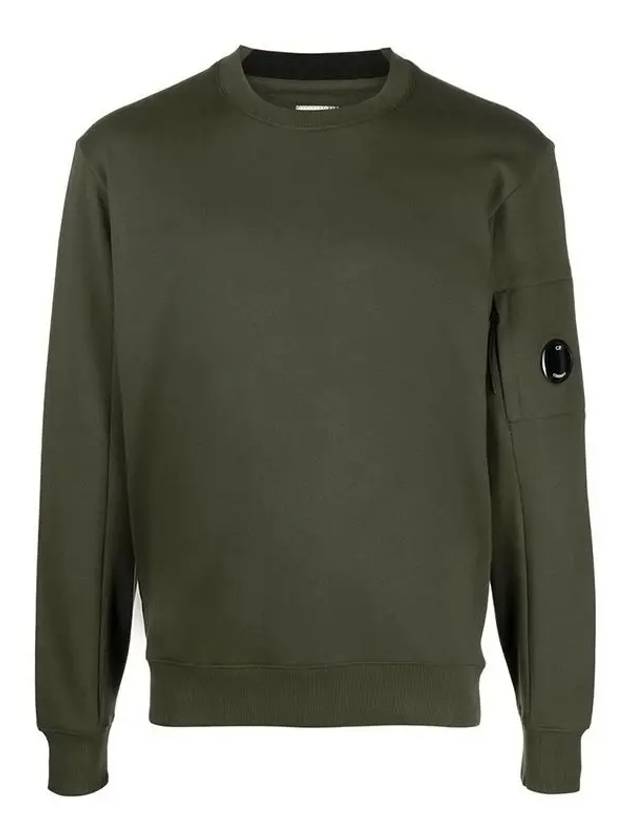 Diagonal Raised Fleece Sweatshirt Ivy Green - CP COMPANY - BALAAN 2