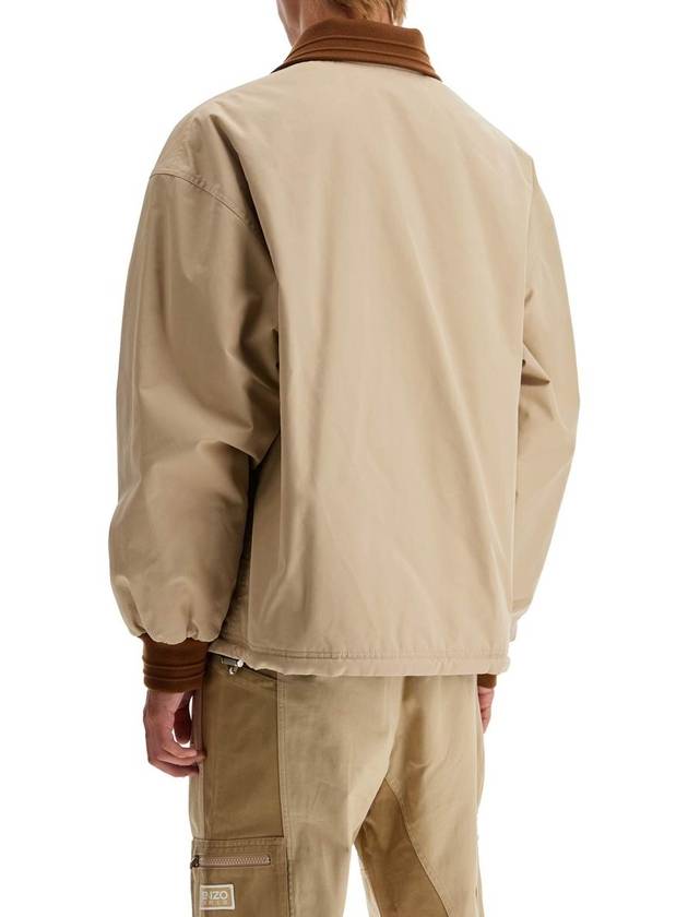 Coach Reversible Zip-Up Jacket Beige - KENZO - BALAAN 4