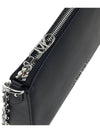 Empire Medium Leather Chain Link Shoulder Bag Black - MICHAEL KORS - BALAAN 9