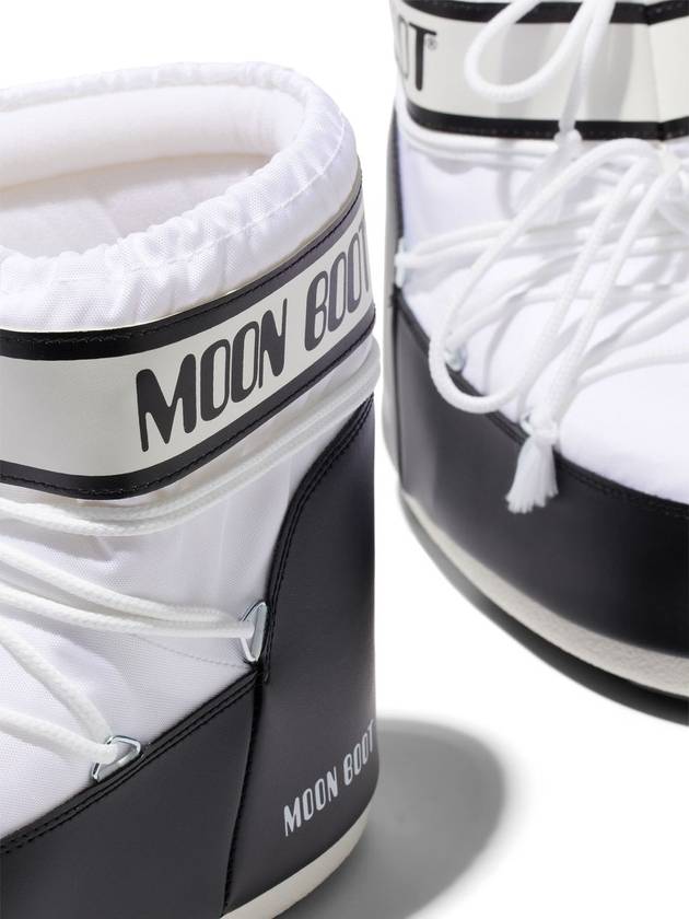 Icon Low Nylon Snow Boots Black White - MOON BOOT - BALAAN 3