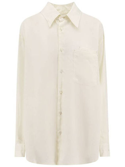 Double Pocket Long Sleeve Shirt White - LEMAIRE - BALAAN 2