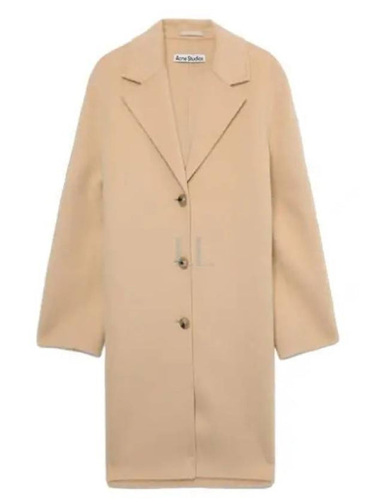 Button-Up Single Coat Beige - ACNE STUDIOS - BALAAN 2