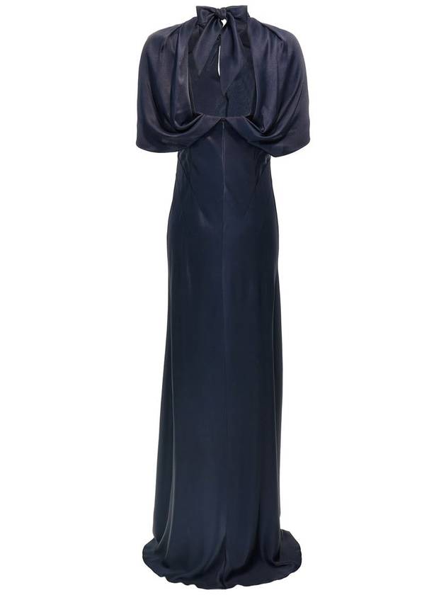 Alberta Ferretti Long Satin Dress - ALBERTA FERRETTI - BALAAN 2