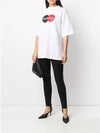 Logo Print Oversized Short Sleeve T-Shirt White - BALENCIAGA - BALAAN 6