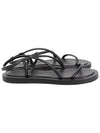 strap flat sandals black - ALEXANDER MCQUEEN - BALAAN 3