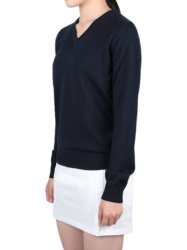 Women's Amaya Golf Knit Navy - J.LINDEBERG - BALAAN 4