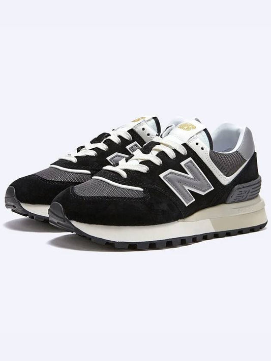 574 Legacy Low Top Sneakers Black - NEW BALANCE - BALAAN 2