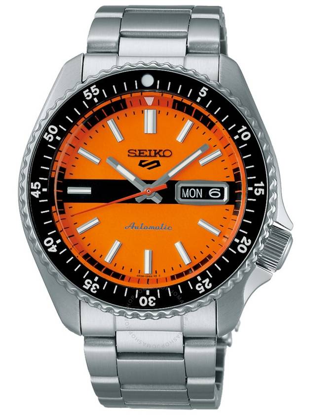 Seiko 5 Sports Automatic Orange Dial Men's Watch SRPK11 - SEIKO - BALAAN 1