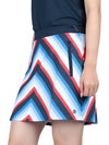 Women's Chevron Striped Skirt Twilight - G/FORE - BALAAN 5