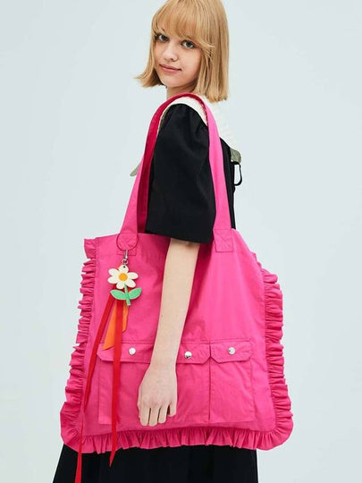 Utility Square Shirring Shoulder Bag Pink - OPENING SUNSHINE - BALAAN 2