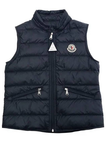 8A10A Kids Gui Down Lightweight Vest Navy Blue 1A00052 597YF 778 - MONCLER - BALAAN 1