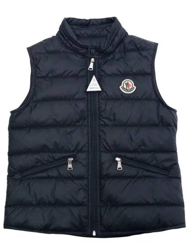 8A10A Kids Gui Down Lightweight Vest Navy Blue 1A00052 597YF 778 - MONCLER - BALAAN 1