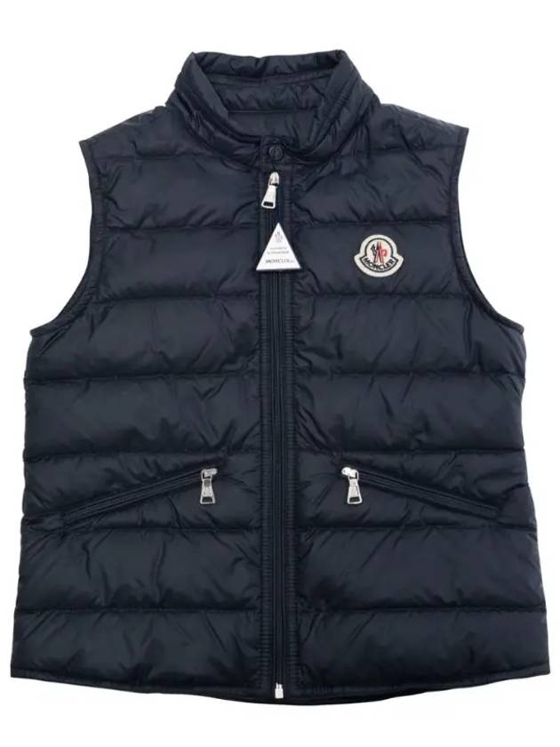 12A14A Kids Gui Down Lightweight Vest Navy Blue 1A00052 597YF 778 - MONCLER - BALAAN 1