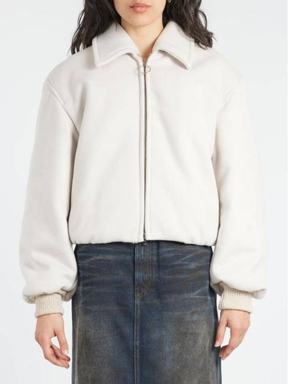 Zip up bomber jacket fade gray - ACNE STUDIOS - BALAAN 2