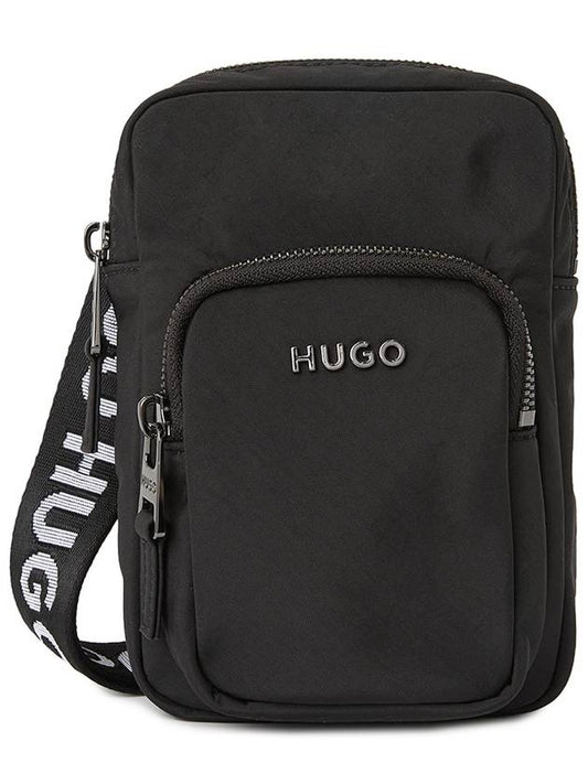 Tyrone Nylon Cross Bag Black - HUGO BOSS - BALAAN 2