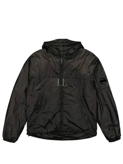 Nada Shell Hooded Jacket Black - CP COMPANY - BALAAN 2