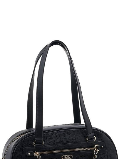 Williamsburg Medium Pebbled Leather Shoulder Bag Black - MICHAEL KORS - BALAAN 8