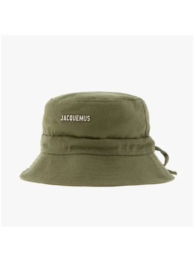 Le Bob Gajo Bucket Hat Khaki - JACQUEMUS - BALAAN 4