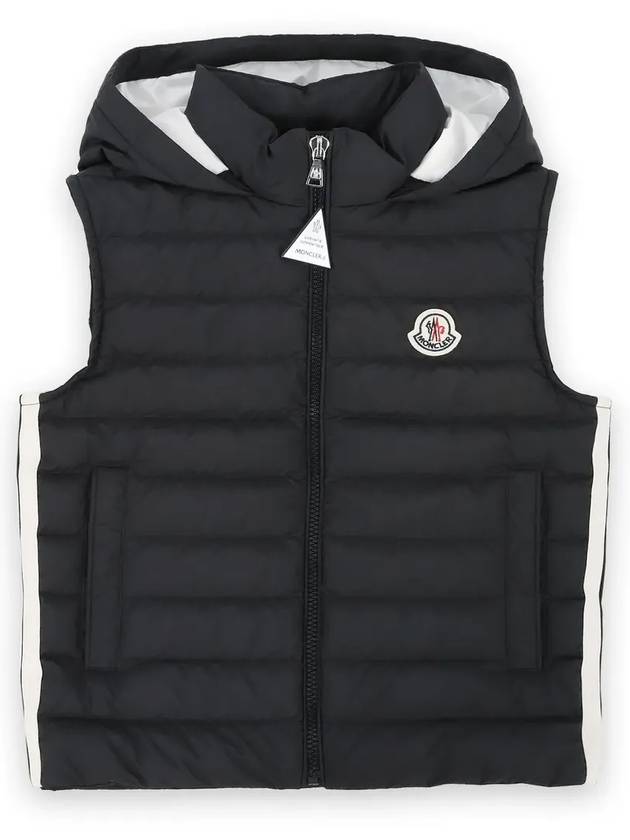 Kids KAMARIA Hooded Padded Vest Black 1A00057 54A81 999 8 10A - MONCLER - BALAAN 3