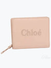 Sense Soft Leather Half Wallet Pink - CHLOE - BALAAN 2