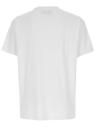 White Crewneck T-Shirt With Maxi Orb Logo Print On The Front In Cotton Man - VIVIENNE WESTWOOD - BALAAN 2