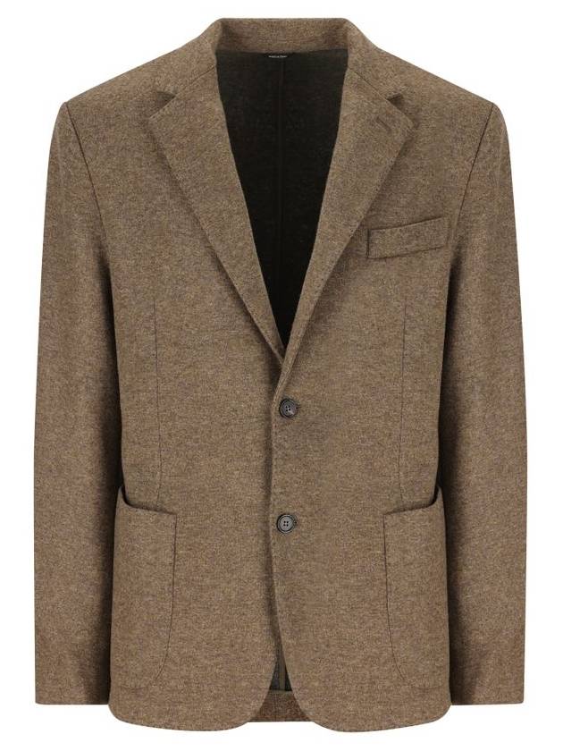 single breasted jacket brown - LORO PIANA - BALAAN 1