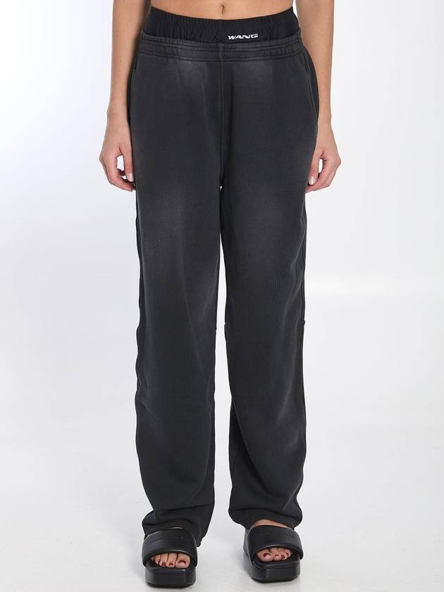 Pre-styled sweatpants with boxer - ALEXANDER WANG - BALAAN 1