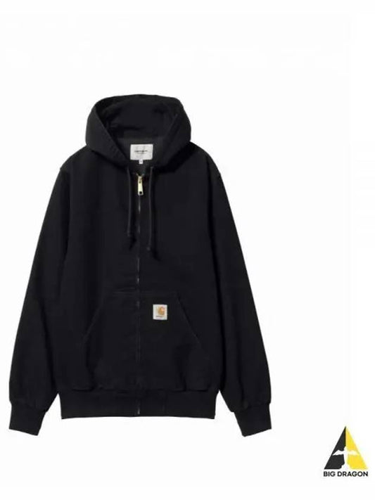 Dearborn Canvas Active Hooded Jacket  Black Aged Canvas - CARHARTT WIP - BALAAN 2