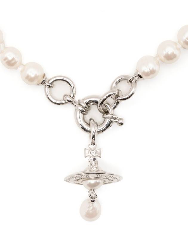 Aleksa Pearl Necklace Silver - VIVIENNE WESTWOOD - BALAAN 4