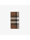 Vintage Check Logo Continental Long Wallet Brown - BURBERRY - BALAAN 4