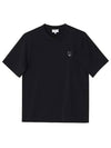 Bold Fox Head Patch Oversized Short Sleeve T-Shirt Black - MAISON KITSUNE - BALAAN 3