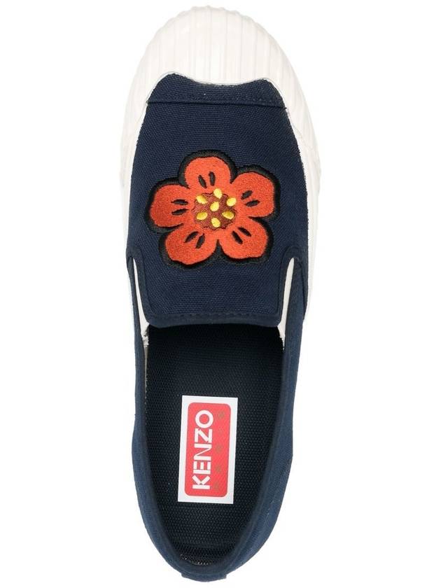 School BOKE Flower Slip-On Blue - KENZO - BALAAN 4