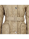 Diamond Quilted Nylon Jacket Beige - BURBERRY - BALAAN 7