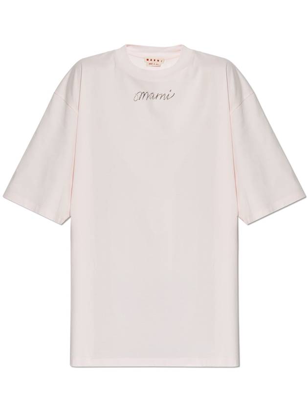 Marni ‘Oversize’ T-shirt, Women's, Pink - MARNI - BALAAN 1