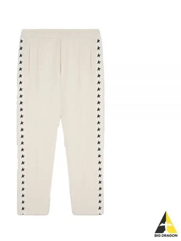 Men's Road Tapered Track Pants White - GOLDEN GOOSE - BALAAN 2