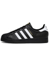 Men's Superstar Low Top Sneakers Core All Black - ADIDAS - BALAAN 7