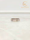 Used luxury goods Lewis It 66 White gold 5 5mm love ring - CARTIER - BALAAN 1