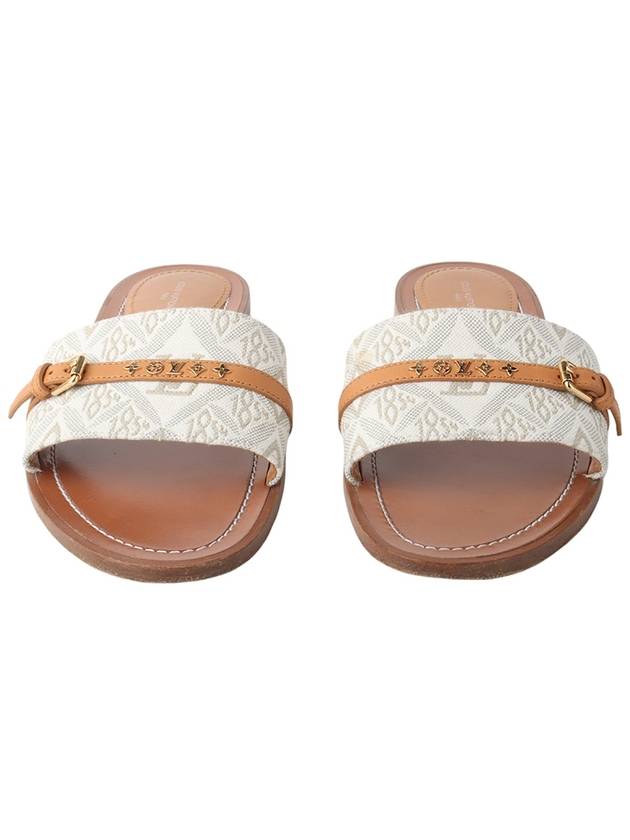 1A9RKW Rock It Flat Mule Slippers Size 3833721Y - LOUIS VUITTON - BALAAN 2