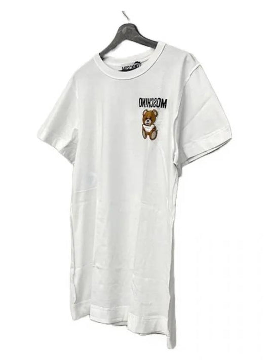 0430 0440 1001 Short sleeve dress white - MOSCHINO - BALAAN 2