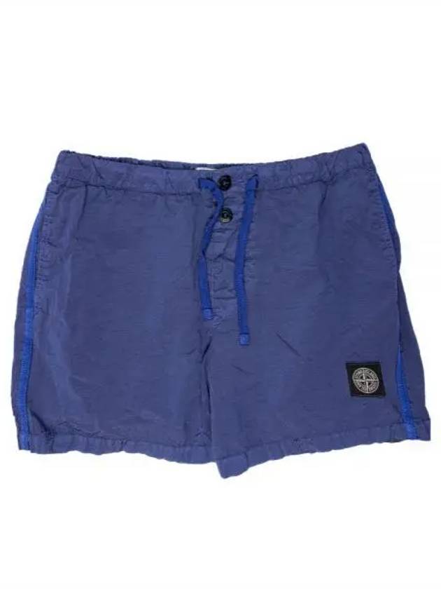 Swimming Nylon Trunk Shorts Purple Blue - STONE ISLAND - BALAAN 2