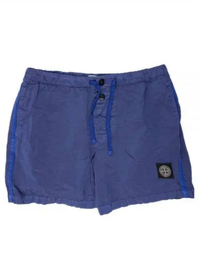 Swimming Nylon Trunk Shorts Purple Blue - STONE ISLAND - BALAAN 2