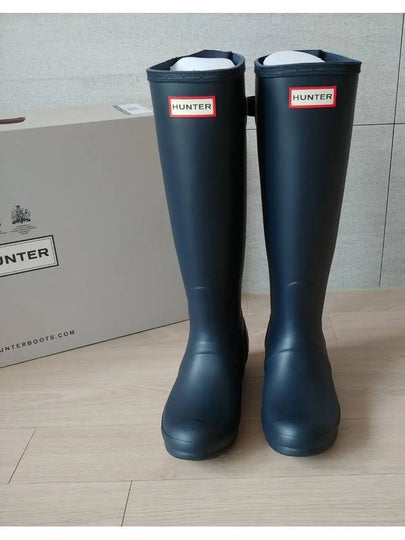 Original Bag Adjustable Rain Boots Navy W ORG BACK WFT1001RMA - HUNTER - BALAAN 2